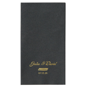 The Penne Pals Napkin is sure to be a people pleasure at your next party event. Customize the text, color and napkin style to create a unique vibe that's as unforgettable as you are. Perfect for home entertaining, weddings, or anniversaries!
