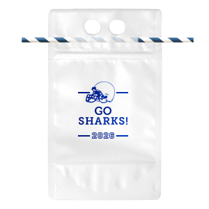 For when you work up a thirst while watching your favorite team, the Go Team Drink Pouch pairs perfectly for your next Big Game party. Customize the design to best show support for your team while creating a memorable occasion.