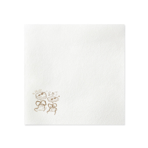 The Champagne & Bows Napkin is an elegant design perfect for weddings, anniveresries, engagements, and other momentous lifetime events. Customize the design in your choice of text, foil color and napkin style to create a memento that'll be remembered for years to come.