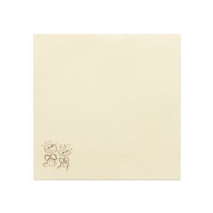 The Champagne & Bows Napkin is an elegant design perfect for weddings, anniveresries, engagements, and other momentous lifetime events. Customize the design in your choice of text, foil color and napkin style to create a memento that'll be remembered for years to come.