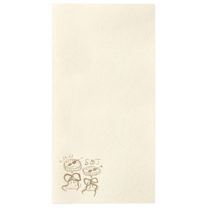 The Champagne & Bows Napkin is an elegant design perfect for weddings, anniveresries, engagements, and other momentous lifetime events. Customize the design in your choice of text, foil color and napkin style to create a memento that'll be remembered for years to come.