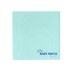There's no better way to announce your bundle of joy than with the Stork Baby Name Napkin. Perfect for announcing the name of your expected baby. The customizable design comes in your choice of foil stamp color and napkin style to create a memento that will be remembered for years. 