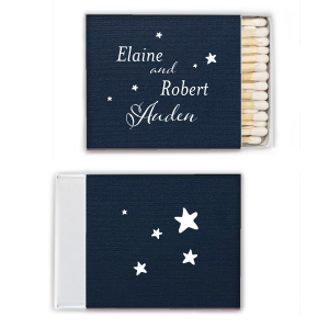 Starry Wedding Matchbox
