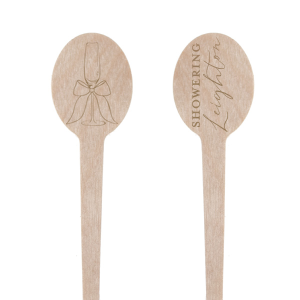 Get things stirred up at your next shindig with the Pearls and Prosecco Stir Stick. Available in a variety of shapes and materials, customize the text in your choice of foil stamp colors to add your unique touch to your personalized party items. 