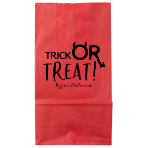 ForYourParty's chic Red Goodie Bag with Matte Black Foil will look fabulous with your unique touch. Your guests will agree!