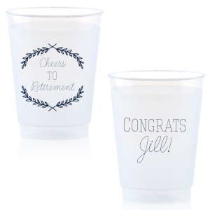 Raise a cup of honor with the Branch Framed Cheers Cup, elegantly bordered by arching leaves. Personalize with any milestone, while 'Congrats' and the achiever's name on the back toast to their distinguished success.