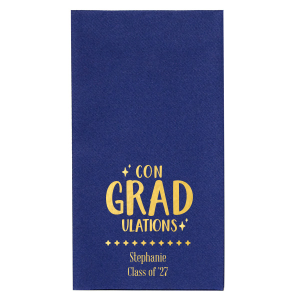 Celebrate what makes you unique with the Twinkle ConGRADulations Napkin. Featuring stars as bright as your graduate's future, the customizable design is perfect for showcasing what makes you special. 