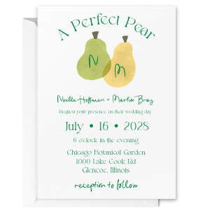 Our personalized Digital White Invitation (Photo) with Matte Leaf Ink Digital Print Colors will make your guests swoon. Personalize your party's theme today.