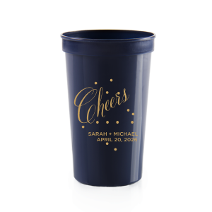 The Cheers Bubble Cup will look fabulous with your unique touch. Your guests will agree!