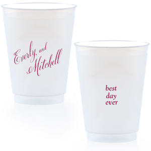 The ever-popular Fancy Names Cup can't be beat. Showcase your style in every detail of your party's theme!