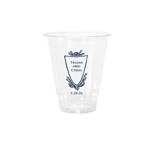 The Rose Crest Cup features two names in a handwritten-style font, framed by an ornate rose crest with delicate botanical detailing and a reserved space for a date at the base. Add a fairytale-inspired touch to your drinkware with a design that feels romantic and softly refined. Lovely for weddings, garden celebrations, or elegant floral-themed gatherings.