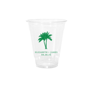 The Romantic Beach Vibes Cup features a breezy, coastal-inspired design with a palm tree graphic, plus customizable text and ink color options for a personalized finish. Bring a relaxed, sun-soaked feel to your drinkware with a style that captures easygoing summer romance. Perfect for beach weddings, destination celebrations, or laid-back seaside gatherings.