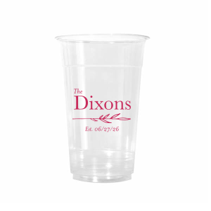 Our beautiful custom Navy 16-oz. Stadium Cup (Ink) with Matte Ballet Pink Ink Cup Ink Colors has a Leaf Line Flourish graphic and is good for use in Floral, Accents themed parties and will look fabulous with your unique touch. Your guests will agree!
