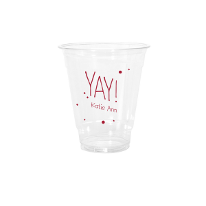 Make any celebration extra special with the YAY! Confetti & Name Cup. Featuring a bold "YAY!" surrounded by playful confetti dots, this adorable design highlights the name of your special someone. Yippee ki-YAY! Let the festivities begin!