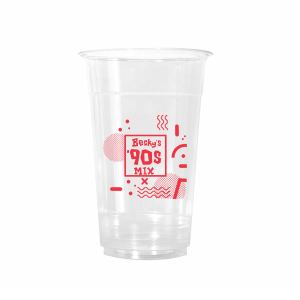 Sip back into the 90s with the 90’s Mix Party Fun Cup. Featuring a funky square with the Celebrant’s Name above "90s Mix," it's a tribute to vibrant colors and rad patterns. Customize for a celebration that's all that and a fresh Prince groove!