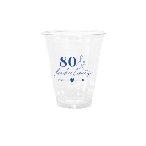 The "Age" & Fabulous Arrow Cup showcases the phrase “80 & fabulous” in a stylish script paired with a playful arrow and heart accent. Choose this design to bring confidence and charm to your drinkware. Perfect for birthdays and family reunions.