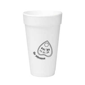 Oui Do Cup 20-oz. Styrofoam Cup (Ink) 