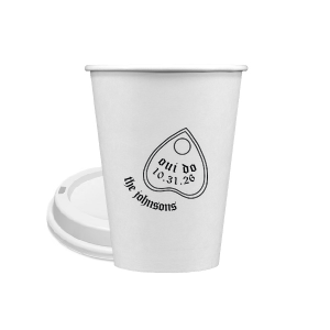 Oui Do Cup 12-oz. Single Wall Paper Hot Cup (Ink)