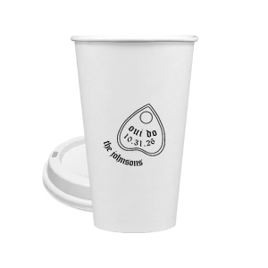 Oui Do Cup 16-oz. Single Wall Paper Hot Cup (Ink)