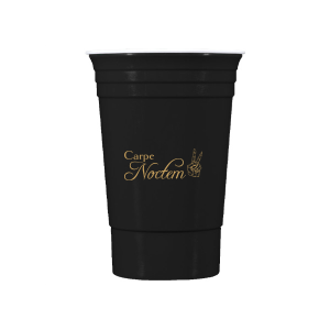 Carpe Noctem Cup 16-oz. Plastic Party Cup (Ink)