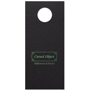 Cursed Object Door Hanger Door Hanger (Foil)
