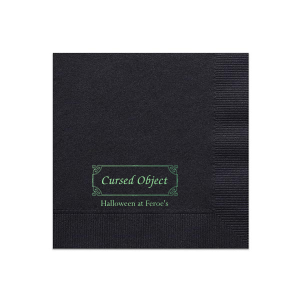 Cursed Object Napkin Cocktail Napkin (Foil)