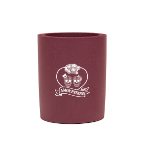 Amor Eterno Can Cooler Round Can Cooler (Ink)
