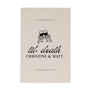 Til Death Toast Sprinkler Sleeve Small Sparkler Sleeve (Foil)