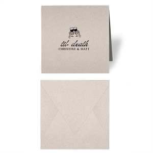 Til Death Toast Gift Enclosure Gift Enclosure (Foil)