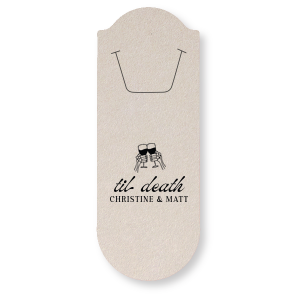 Til Death Toast Bookmark Rounded Bookmark (Foil)