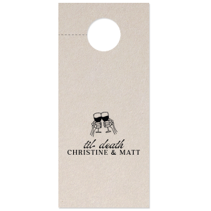 Til Death Toast Door Hanger Door Hanger (Foil)