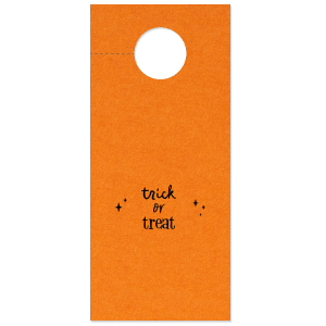 Trick Or Treat Door Hanger Door Hanger (Foil)
