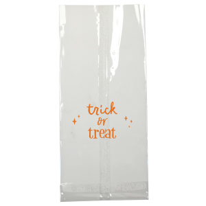 Trick Or Treat Bag Large Cellophane Bag (Foil)