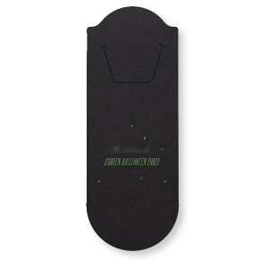 Spooky Spider Halloween Bookmark Rounded Bookmark (Foil)