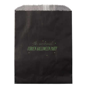 Spooky Spider Halloween Bag Cookie Bag (Foil)
