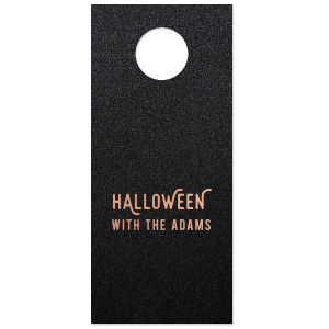 Light Up the Halloween Night Door Hanger Door Hanger (Foil)