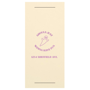 Ghouls Just Wanna Have Fun Sprinkler Sleeve Sparkler Sleeve (Foil)