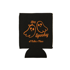 Groovy Halloween Can Cooler Flat Can Cooler (Ink)