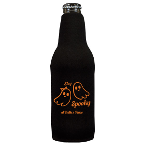 Groovy Halloween Can Cooler Bottle Cooler (Ink)