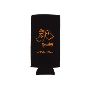 Groovy Halloween Can Cooler Flat Can Cooler (Ink)