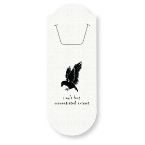 Crow's Foot Bookmark Rounded Bookmark (Foil)