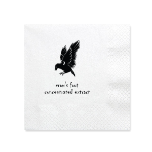 Crow's Foot Napkin Luncheon Napkin (Foil)