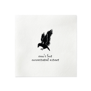 Crow's Foot Napkin Luncheon Napkin (Foil)