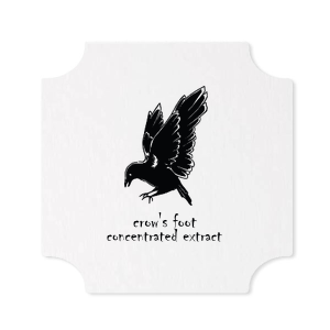 Crow's Foot Coaster Modern Coaster (Foil)
