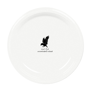 Crow's Foot Plate Appetizer Plate (Foil)