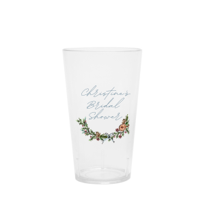 Bridal Shower Wreath Full Color Cup 16-oz. Hard Shaker Cup (Photo Full Color)