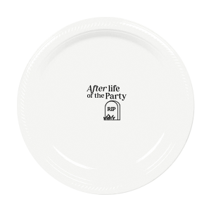 After Life of the Party Plate Appetizer Plate (Foil)