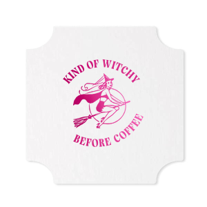 Kind Of Witchy Coaster Modern Coaster (Foil)