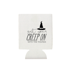 Get Your Creep On Can Cooler Flat Can Cooler (Ink)