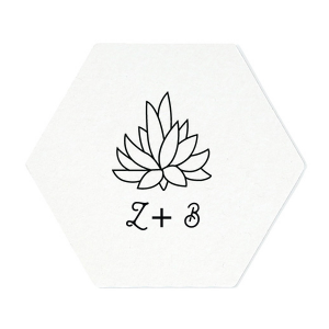 Our personalized Kraft with Blush back Deco Coaster with Matte Azure Foil has a Succulent 2 graphic and is good for use in Organic, Trendy,  Southwestern and Floral themed parties and will make your guests swoon. Personalize your party's theme today.